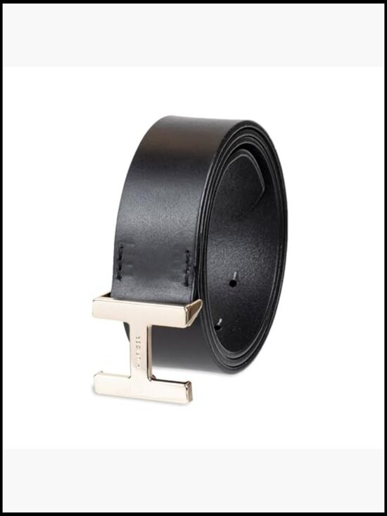 Women\'s Casual Belt with H Monogram Plaque Buckle main image 4